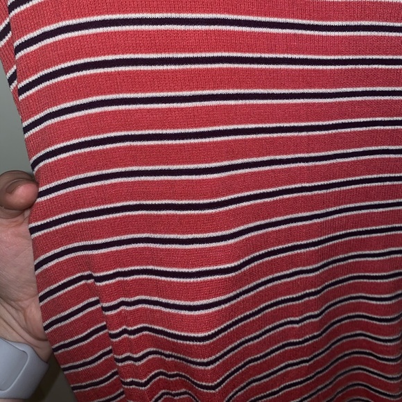 Red and Navy Striped American Eagle Dress - Picture 3 of 5